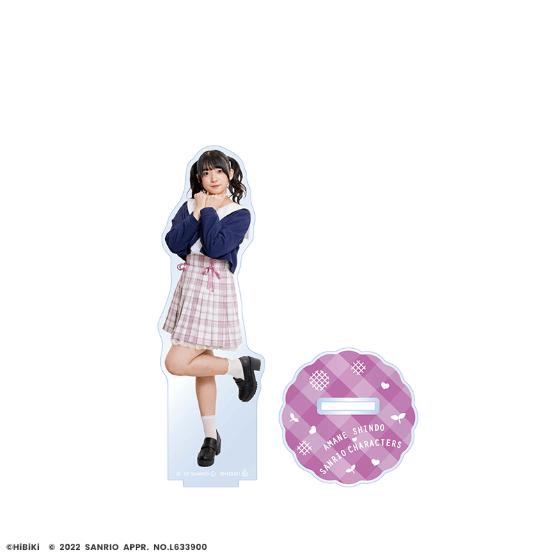 進藤あまね×サンリオキャラクターズ アクリルスタンド 進藤あまね×マイメロディ B ※進藤さんのみデザイン