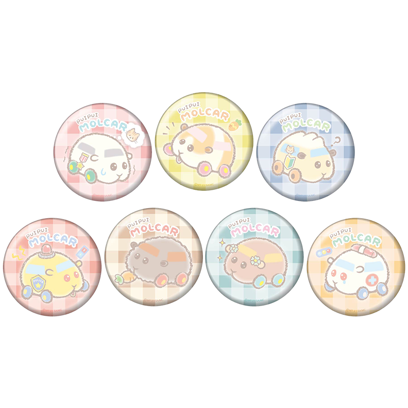 PUI PUI モルカー -DesignProduced by Sanrio- 缶バッジ（全7種）