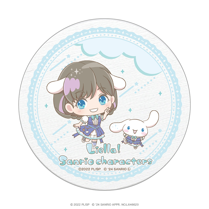 ラブライブ！スーパースター!!×サンリオキャラクターズ vol.3 白雲石コースター ミニキャラver. 唐 可可×シナモロール