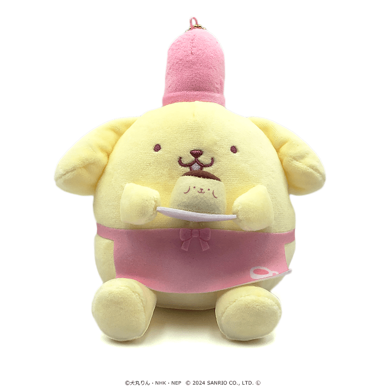 おじゃる丸×ポムポムプリン ボールチェーン付マスコット ポムポムプリン