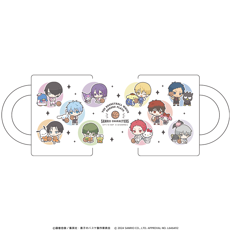 黒子のバスケ×サンリオキャラクターズ マグカップ
