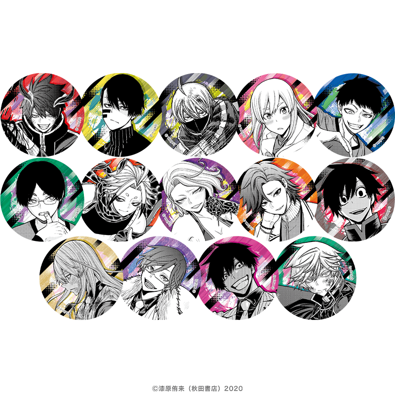 桃源暗鬼 グリッター缶バッジ（全14種）