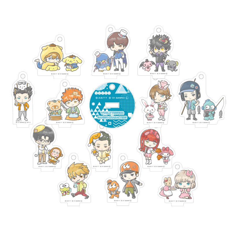 ワールドトリガー×サンリオキャラクターズ vol.2 ミニアクリルスタンドキーホルダー（全13種）
