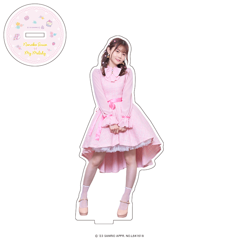 Nanaka Suwa ♡ My Melody アクリルスタンド アフタヌーンティーver. A/ピンク