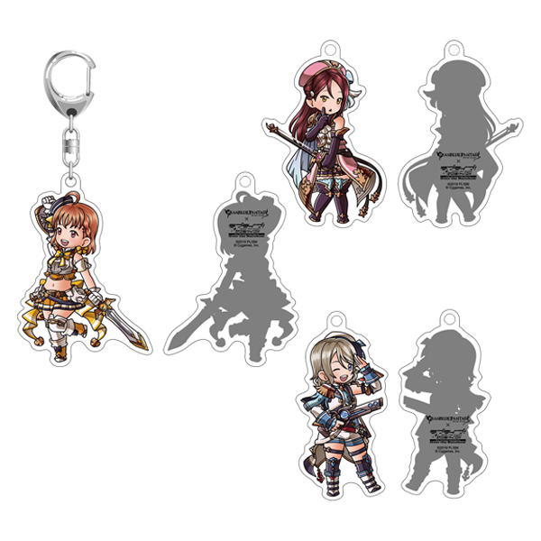グランブルーファンタジー×ラブライブ！サンシャイン!! アクリルキーホルダーセット Aqours 2年生
