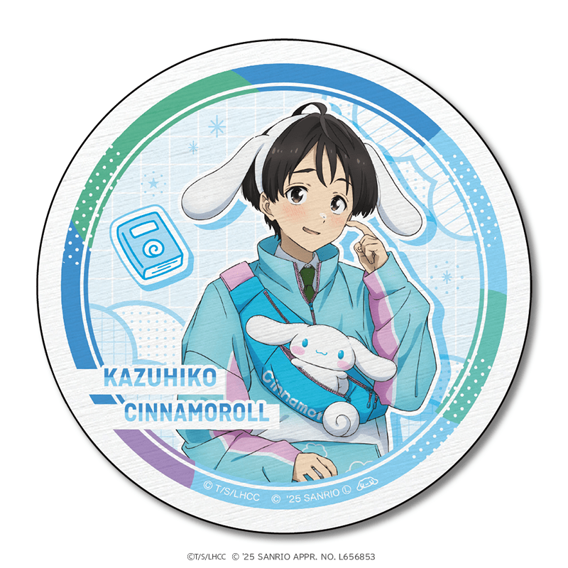 負けヒロインが多すぎる！×サンリオキャラクターズ 白雲石コースター 温水和彦×シナモロール
