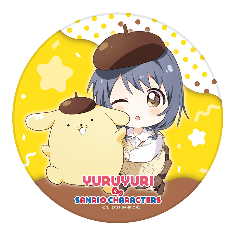 ゆるゆり×サンリオキャラクターズ 白雲石吸水コースター 向日葵 ミニキャラver.