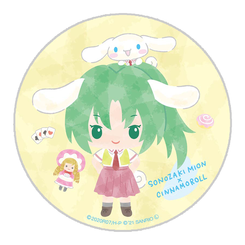 ひぐらしのなく頃に卒×サンリオキャラクターズ 陶器コースター 魅音