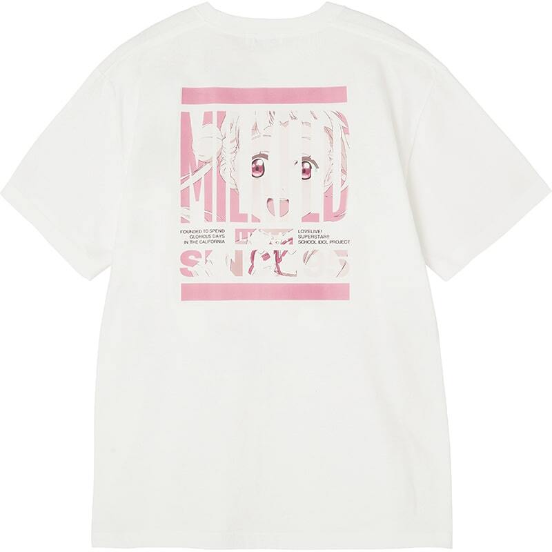 ミルクフェド×ラブライブ！スーパースター!! 千砂都 S/S TEE WHITE vol.2