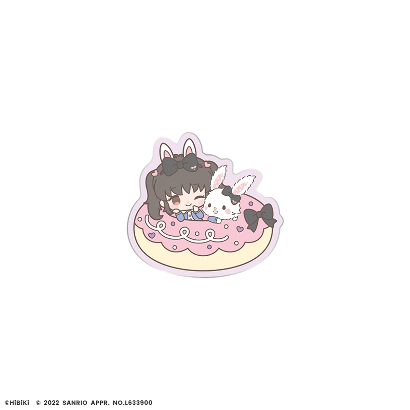 進藤あまね×サンリオキャラクターズ ピンバッジ 進藤あまね×ウィッシュミーメル