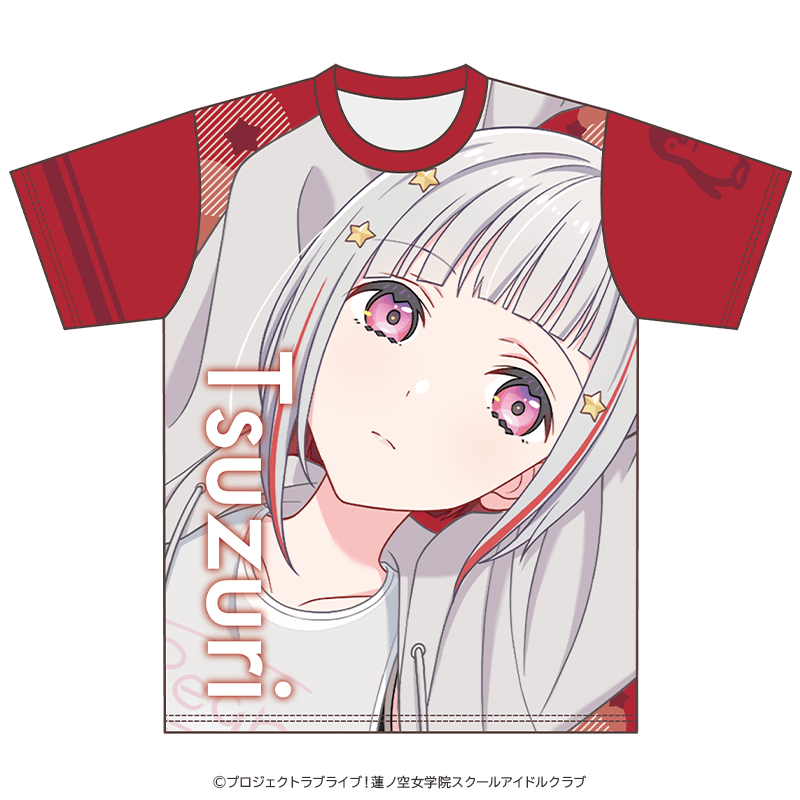 ラブライブ！蓮ノ空女学院スクールアイドルクラブ カラーTシャツ 夕霧綴理 レッスンウェアver.