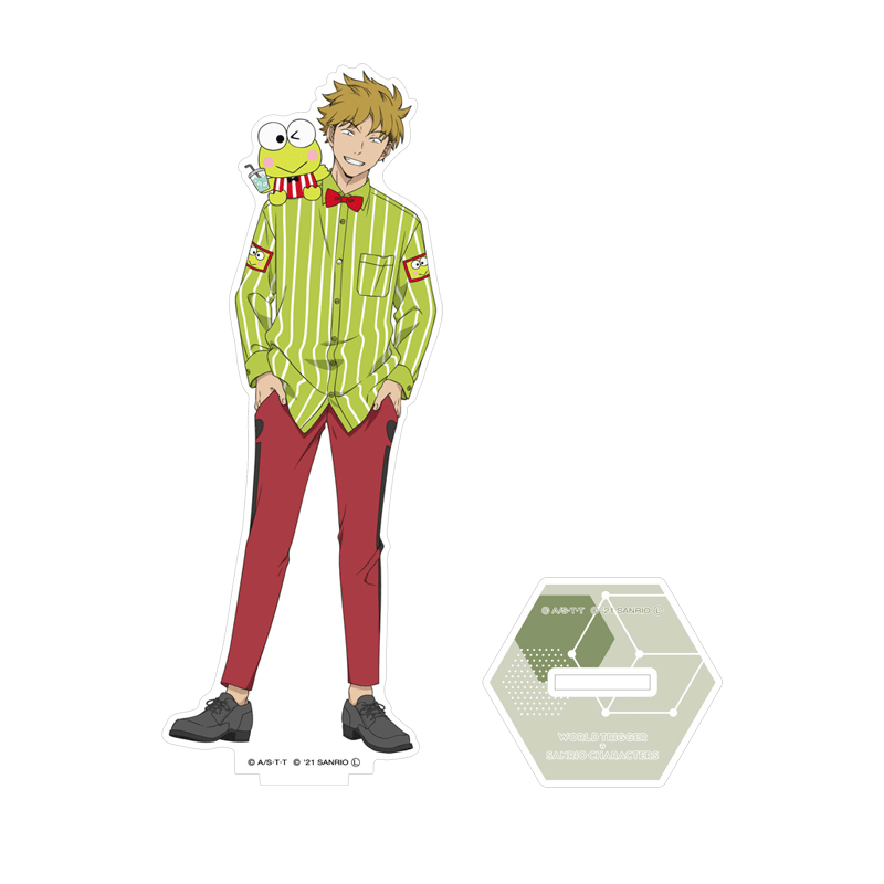 ワールドトリガー×サンリオキャラクターズ vol.2 アクリルスタンド 諏訪 洸太郎