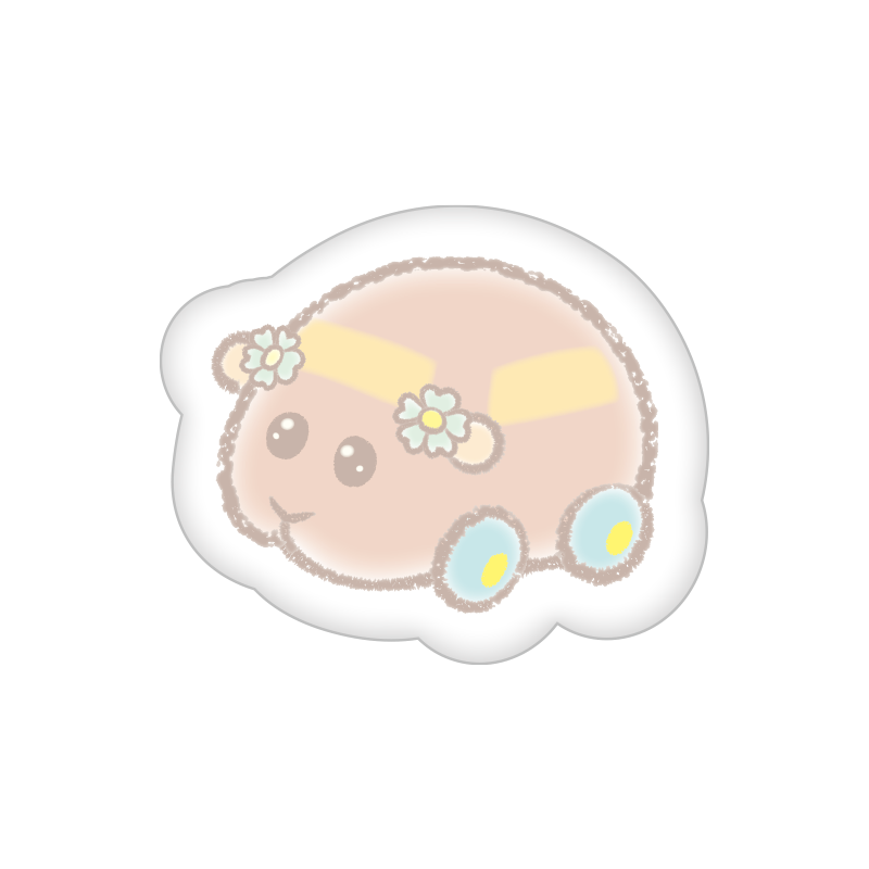 PUI PUI モルカー -DesignProduced by Sanrio- ふかふかバッジ チョコ