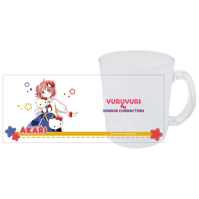 ゆるゆり×サンリオキャラクターズ すりガラスマグカップ あかり