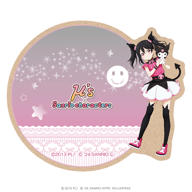 ラブライブ！×サンリオキャラクターズ ウッドコースター 矢澤にこ×クロミ