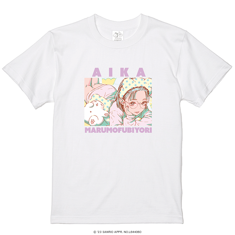 小林愛香×サンリオキャラクターズ Tシャツ 小林愛香×まるもふびより