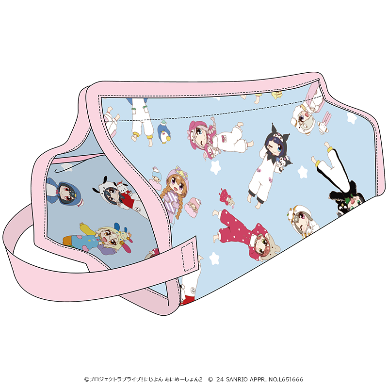 にじよん あにめーしょん2×サンリオキャラクターズ ティッシュBOXケース 着ぐるみver.