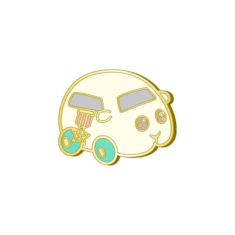 PUI PUI モルカー-DesignProduced by Sanrio- ピンバッジ シロモ