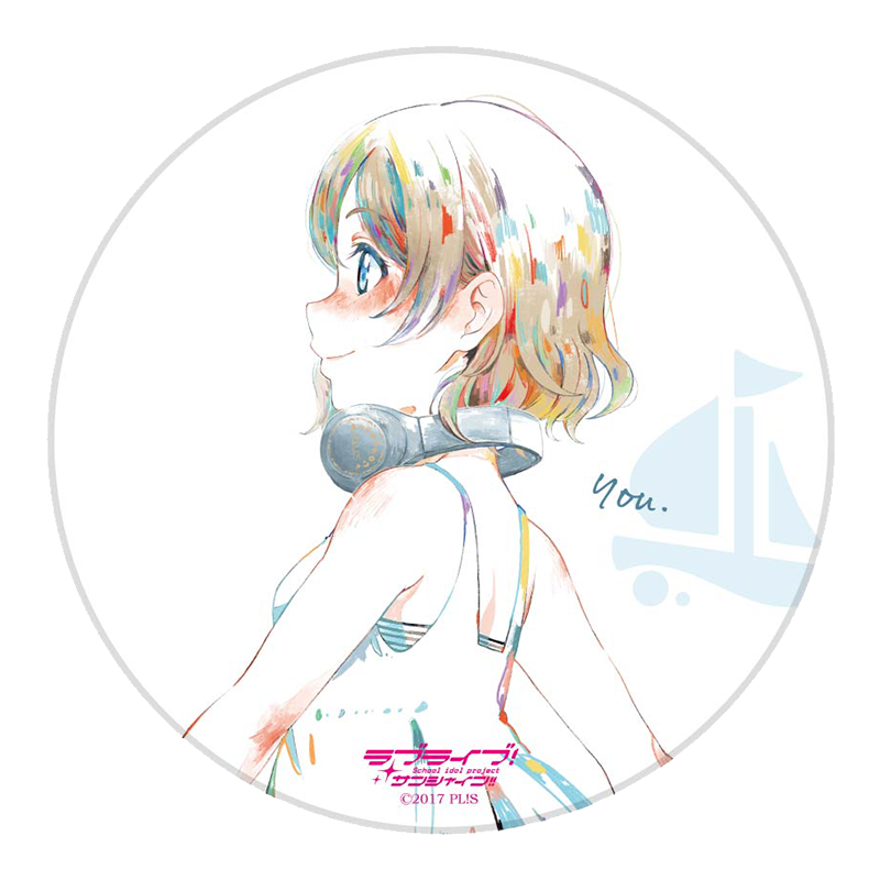 ラブライブ！サンシャイン!!×YUNO 陶器コースター 渡辺曜