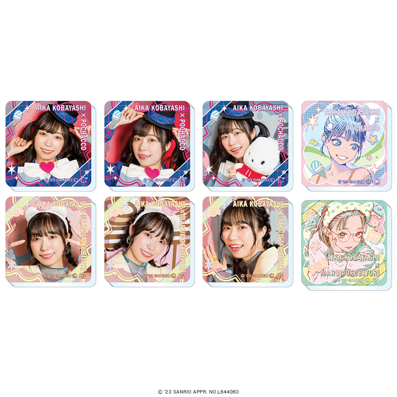 小林愛香×サンリオキャラクターズ アクリルマグネット（全8種）