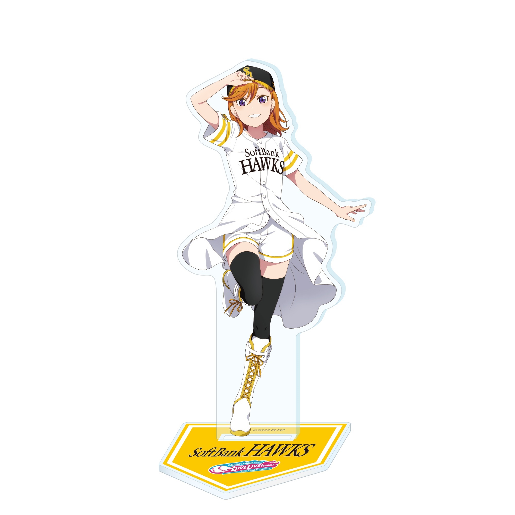 ラブライブ！スーパースター!! / 福岡ソフトバンクホークス アクリルスタンド 澁谷かのん _bb