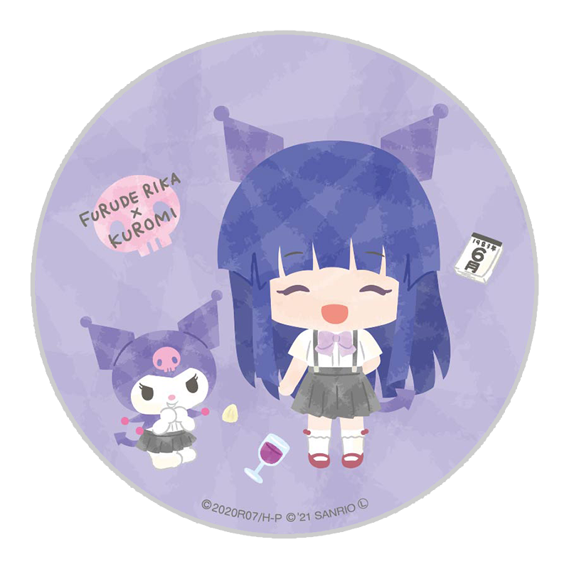 ひぐらしのなく頃に卒×サンリオキャラクターズ 陶器コースター 梨花