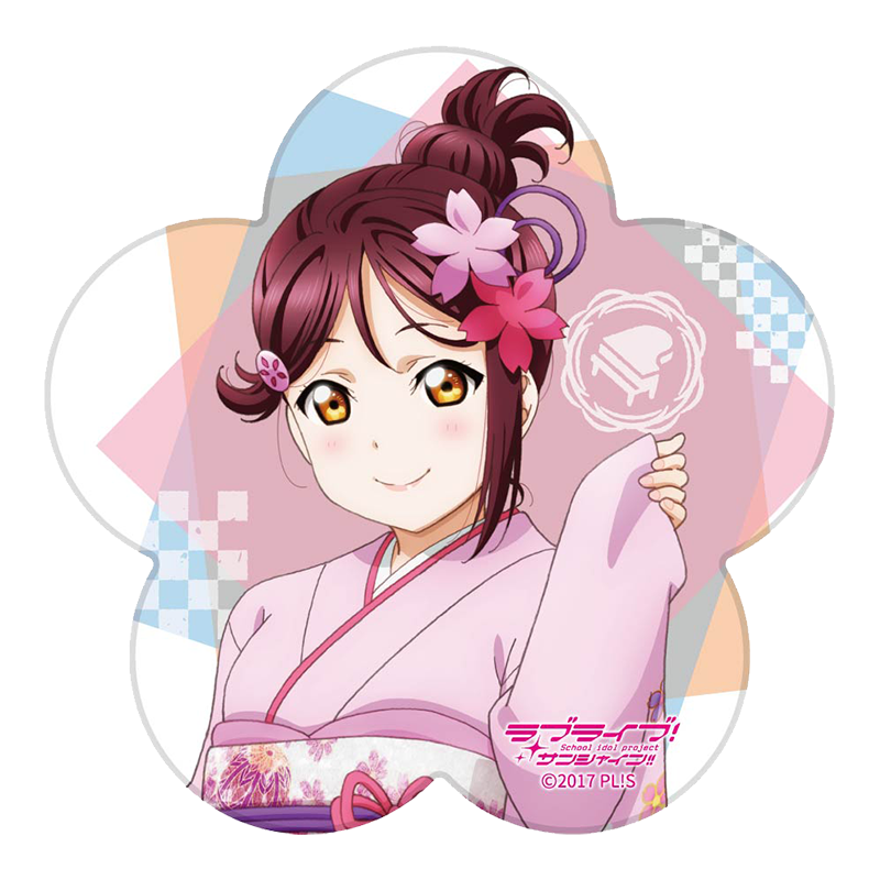 ラブライブ！サンシャイン!! 陶器コースター 晴れ着Collection ver. 梨子