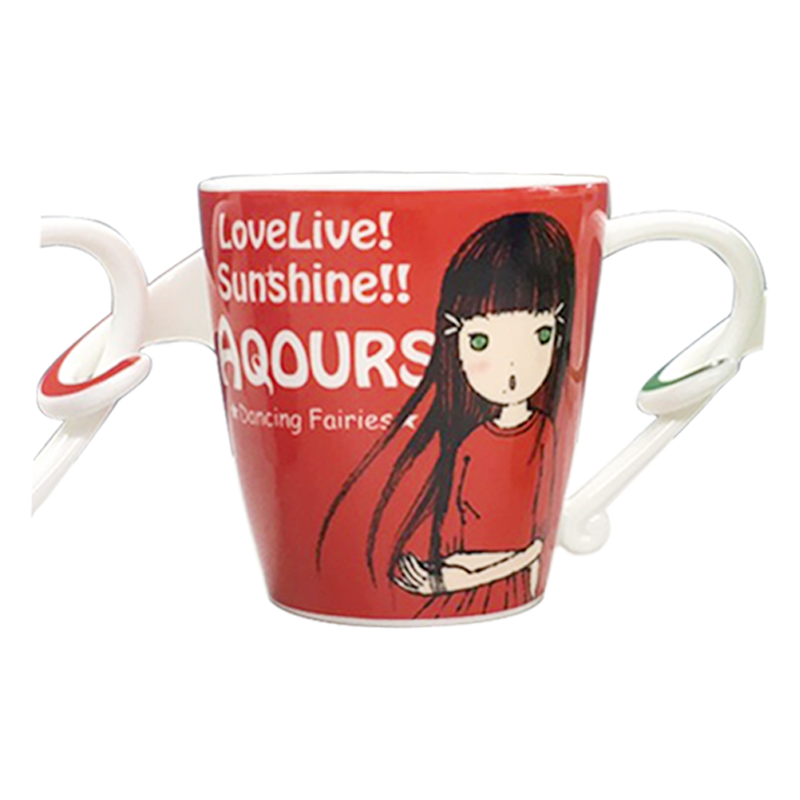 シンジカトウ×ラブライブ！サンシャイン!! 手つなぎマグカップ ダイヤ