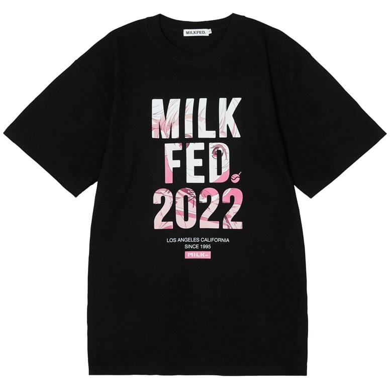 ミルクフェド×ラブライブ！スーパースター!! 千砂都 S/S TEE BLACK