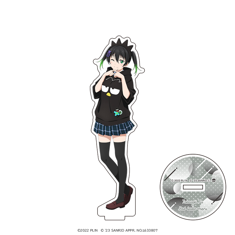 ラブライブ！虹ヶ咲学園スクールアイドル同好会×サンリオキャラクターズ アクリルスタンド 高咲 侑×バッドばつ丸 _vol2