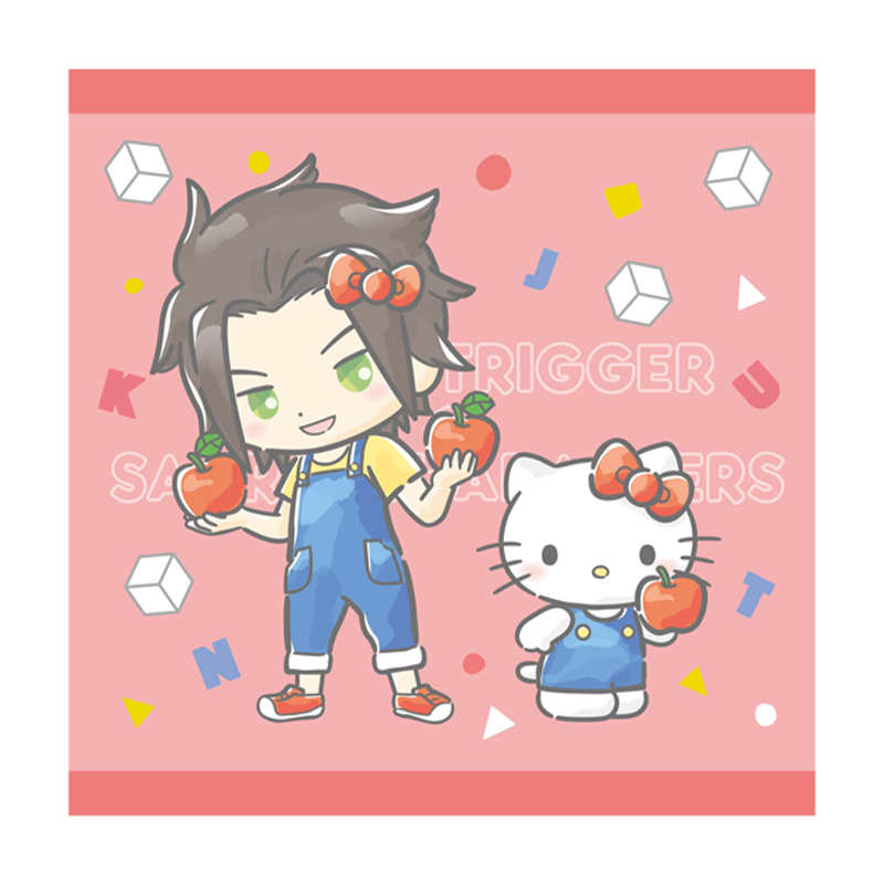 ワールドトリガー×サンリオキャラクターズ vol.1 ハンドタオル 嵐山 准