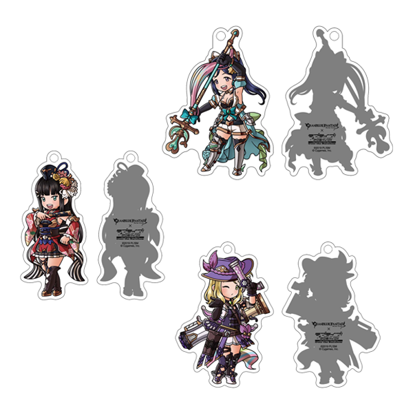 グランブルーファンタジー×ラブライブ！サンシャイン!! アクリルキーホルダーセット Aqours 3年生