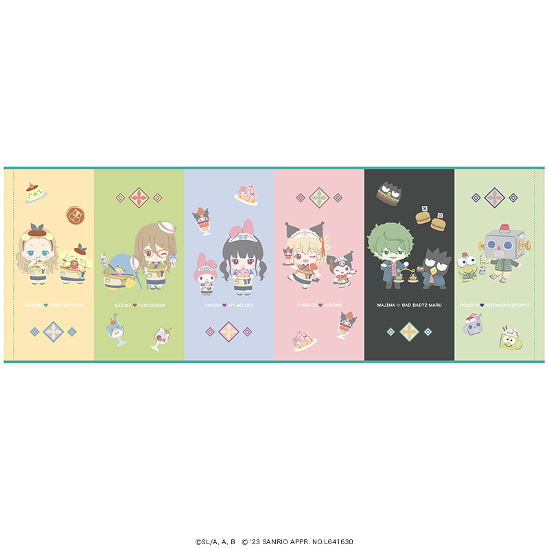 リコリス・リコイル×サンリオキャラクターズ ロングタオル ミニキャラver. 