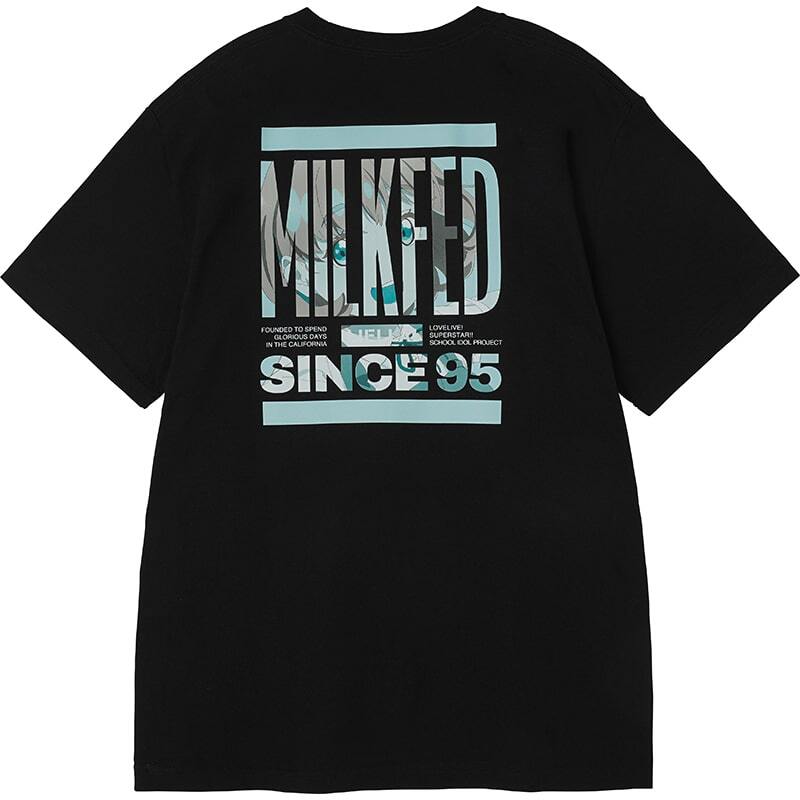 ミルクフェド×ラブライブ！スーパースター!! 可可 S/S TEE BLACK vol.2