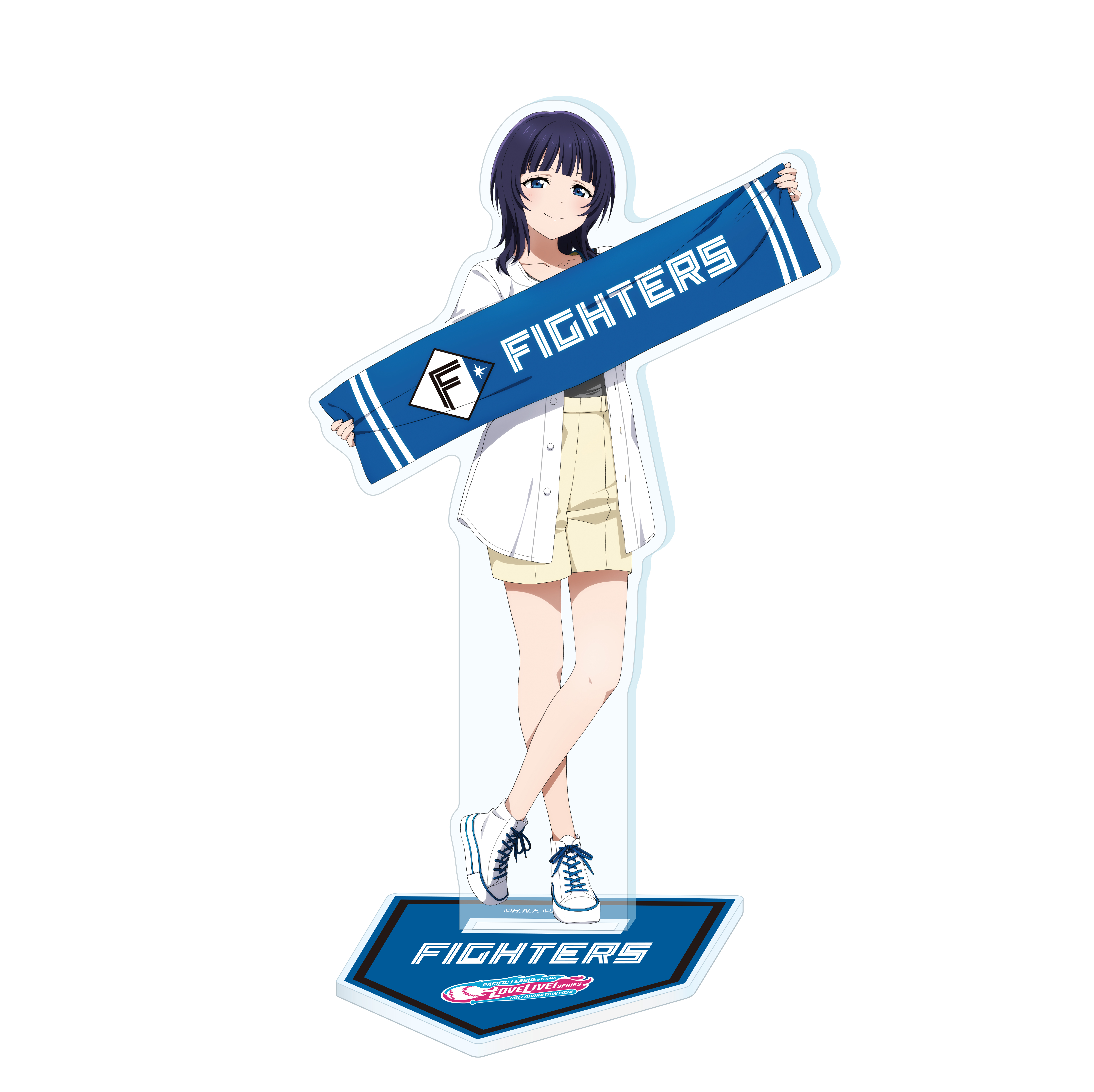 ラブライブ！虹ヶ咲学園スクールアイドル同好会 / 北海道日本ハムファイターズ アクリルスタンド 朝香果林 _bb