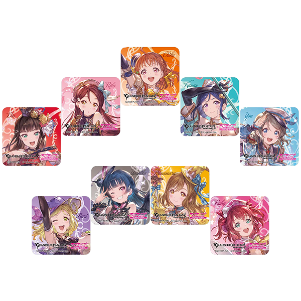 グランブルーファンタジー×ラブライブ！サンシャイン!! アクリルマグネット Aqours（全９種）