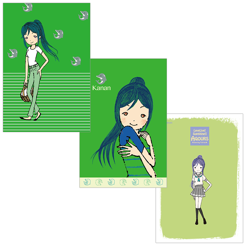 シンジカトウ×ラブライブ！サンシャイン!! ポストカード 果南 3枚セット