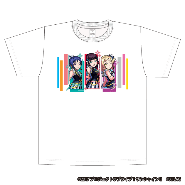 ラブライブ！サンシャイン!! × モンスターストライク Tシャツ KU-RU-KU-RU Cruller! 3年生