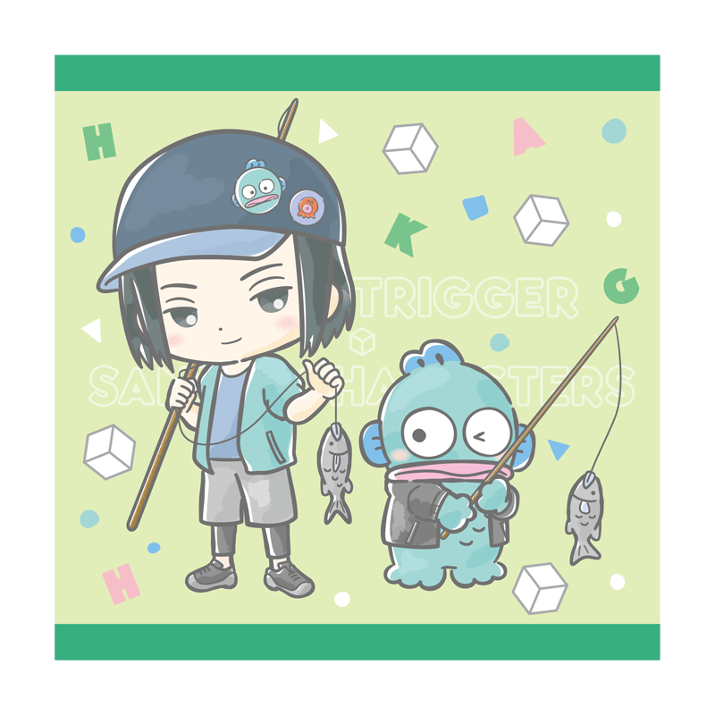 ワールドトリガー×サンリオキャラクターズ vol.2 ハンドタオル 東 春秋