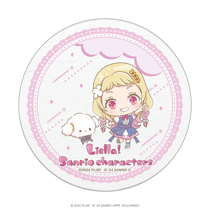 ラブライブ！スーパースター!!×サンリオキャラクターズ vol.3 白雲石コースター ミニキャラver. 鬼塚夏美×こぎみゅん
