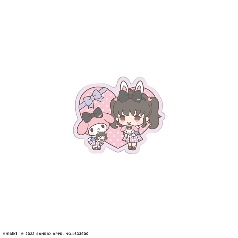 進藤あまね×サンリオキャラクターズ ピンバッジ 進藤あまね×マイメロディ