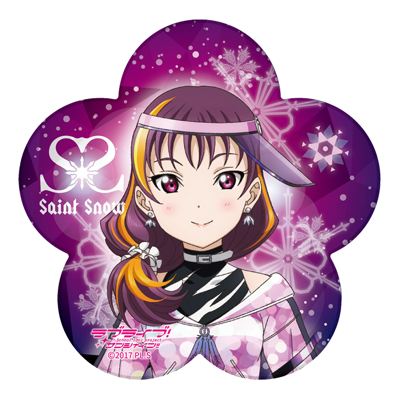 ラブライブ！サンシャイン!! コースター Saint Snow Dazzling White Town ver. 理亞