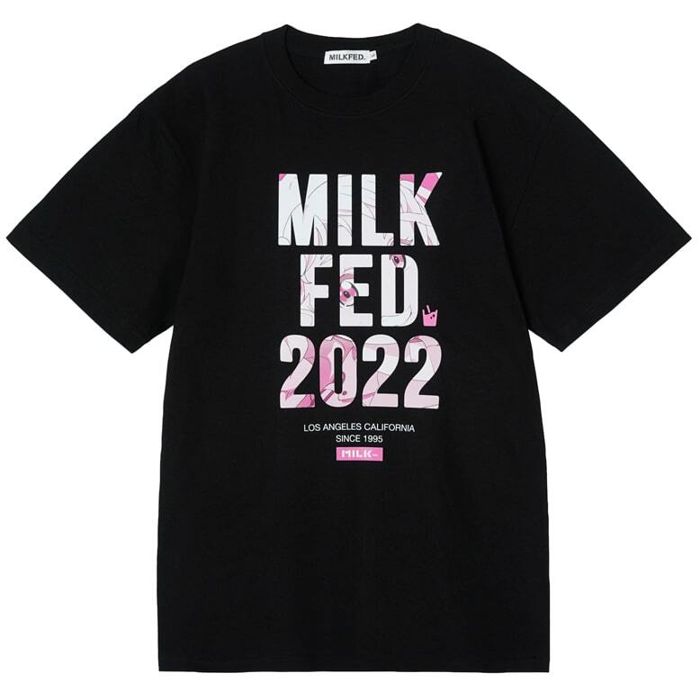 ミルクフェド×ラブライブ！スーパースター!! 夏美 S/S TEE BLACK