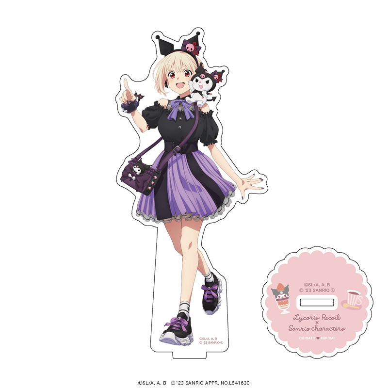 リコリス・リコイル×サンリオキャラクターズ アクリルスタンド 錦木千束×クロミ