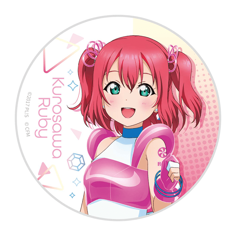 ラブライブ！サンシャイン!!×初音ミク 白雲石吸水コースター BANZAI! digital trippers ver. 黒澤ルビィ