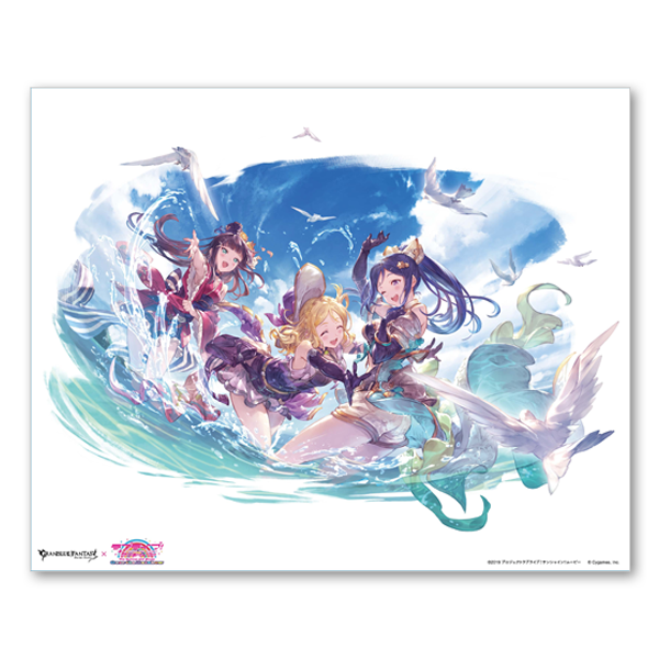 グランブルーファンタジー×ラブライブ！サンシャイン!! アートパネル Aqours 3年生