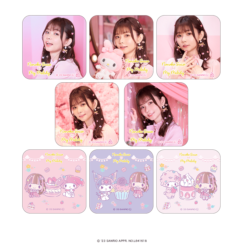 Nanaka Suwa ♡ My Melody アクリルマグネット アフタヌーンティーver.（全8種）
