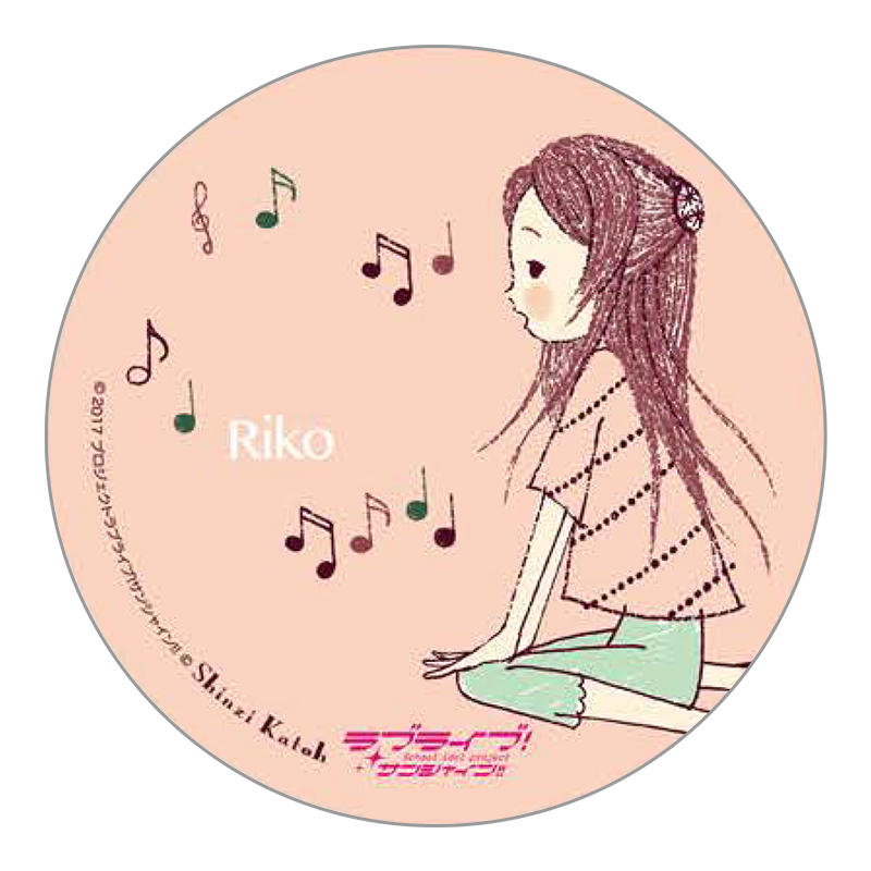 シンジカトウ×ラブライブ！サンシャイン!! 陶器コースター 梨子