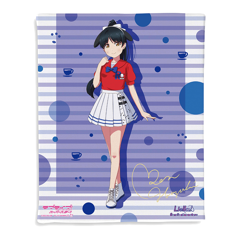 ラブライブ！スーパースター!!×サンリオキャラクターズ メモリアルアートパネル 葉月恋×ポチャッコ