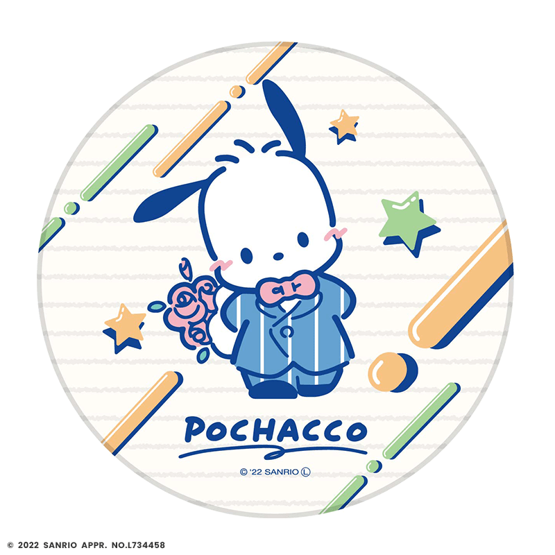 はぴだんぶい×F*Kaori 白雲石吸水コースター ポチャッコ